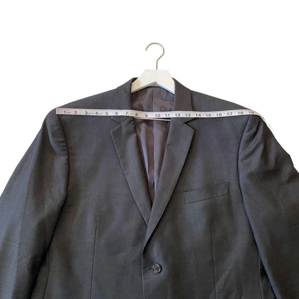 Michael Kors Men’s 100% Wool Blazer Size 44R - Grey - Picture 6 of 13